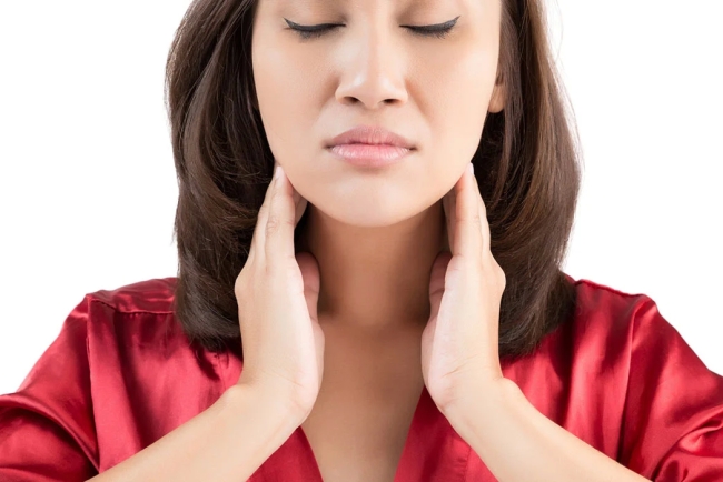 Sensation of something in the throat what could it be