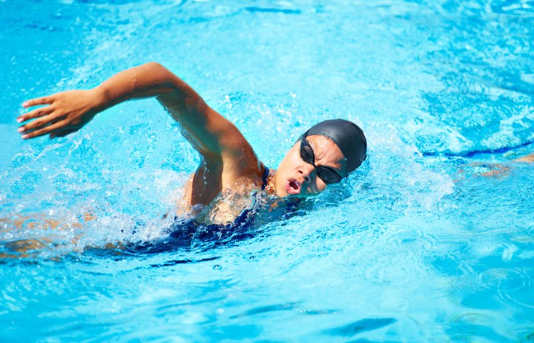 How does lap swimming, an underrated workout routine, contribute to better body health and relaxation?